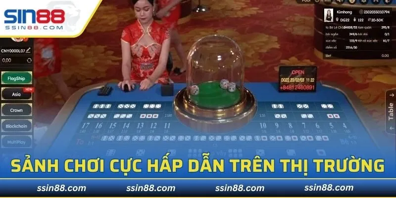 Sảnh chơi cực hấp dẫn trên thị trường